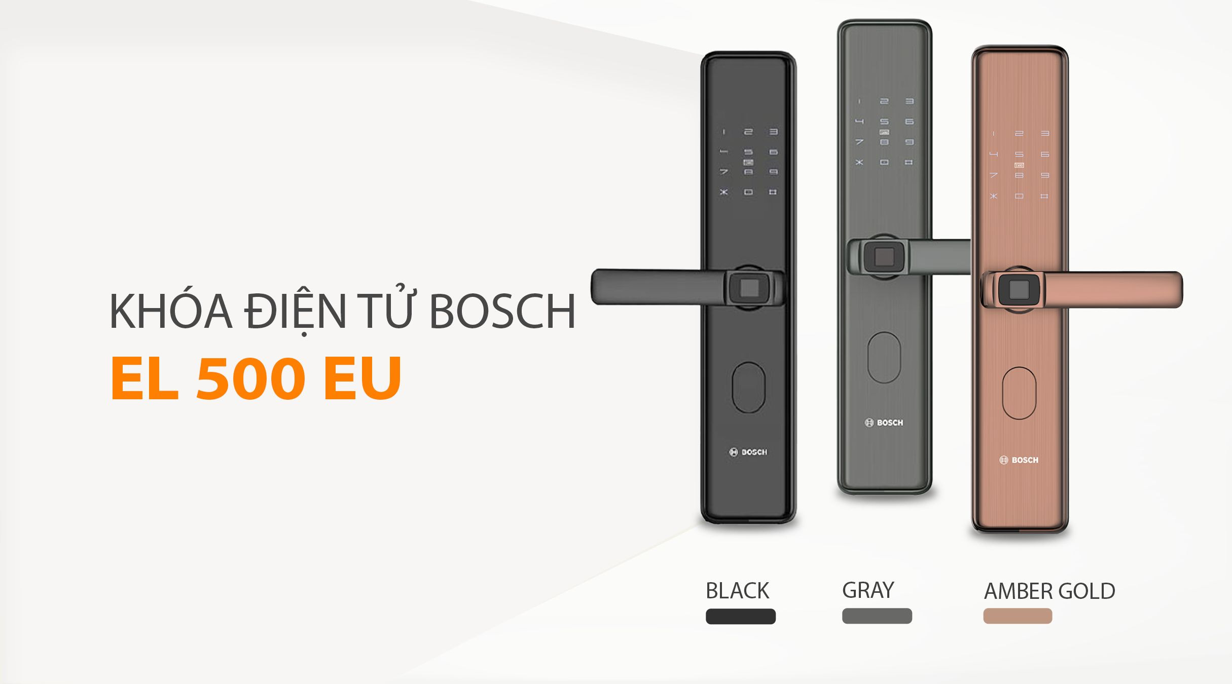 Khóa điện tử BOSCH ID 30B EU BLACK